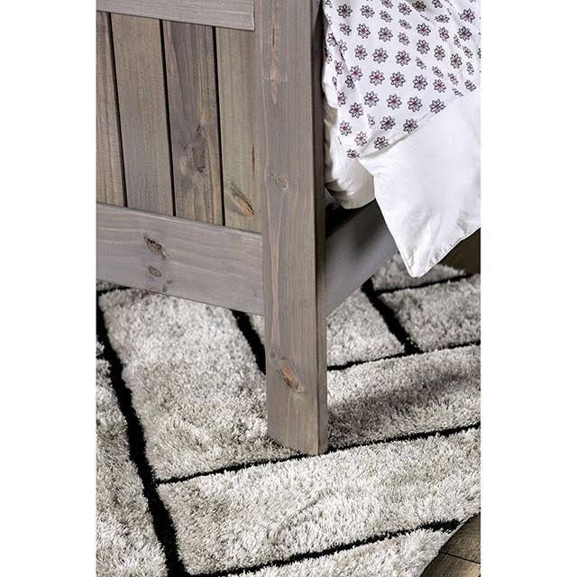 Weathered Gray Twin Bed E315954