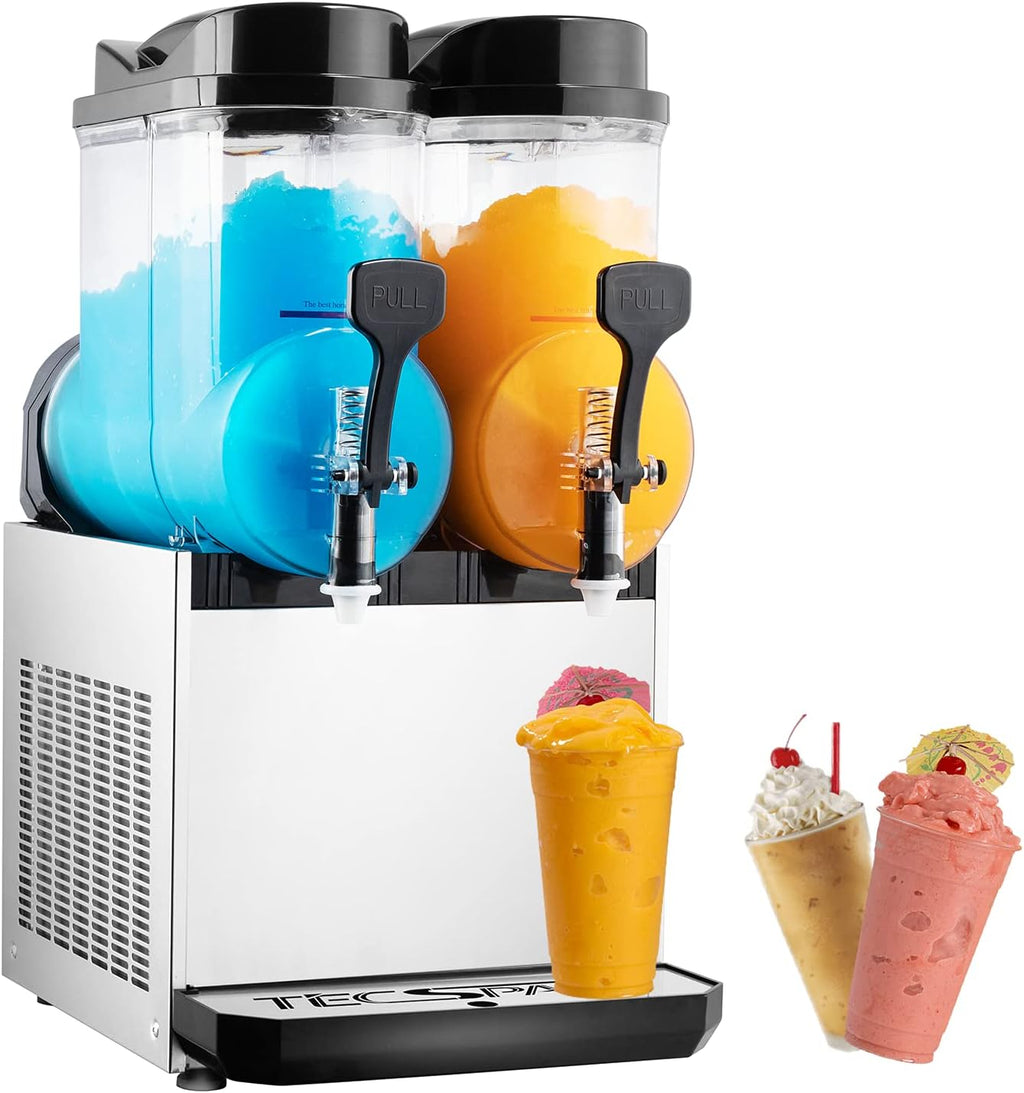 110V Commercial Slushy Machine, 15/30/45L Stainless Steel Frozen Drink Maker K156123