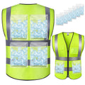 Reflective Vest with 6pcs Ice Packs D3001