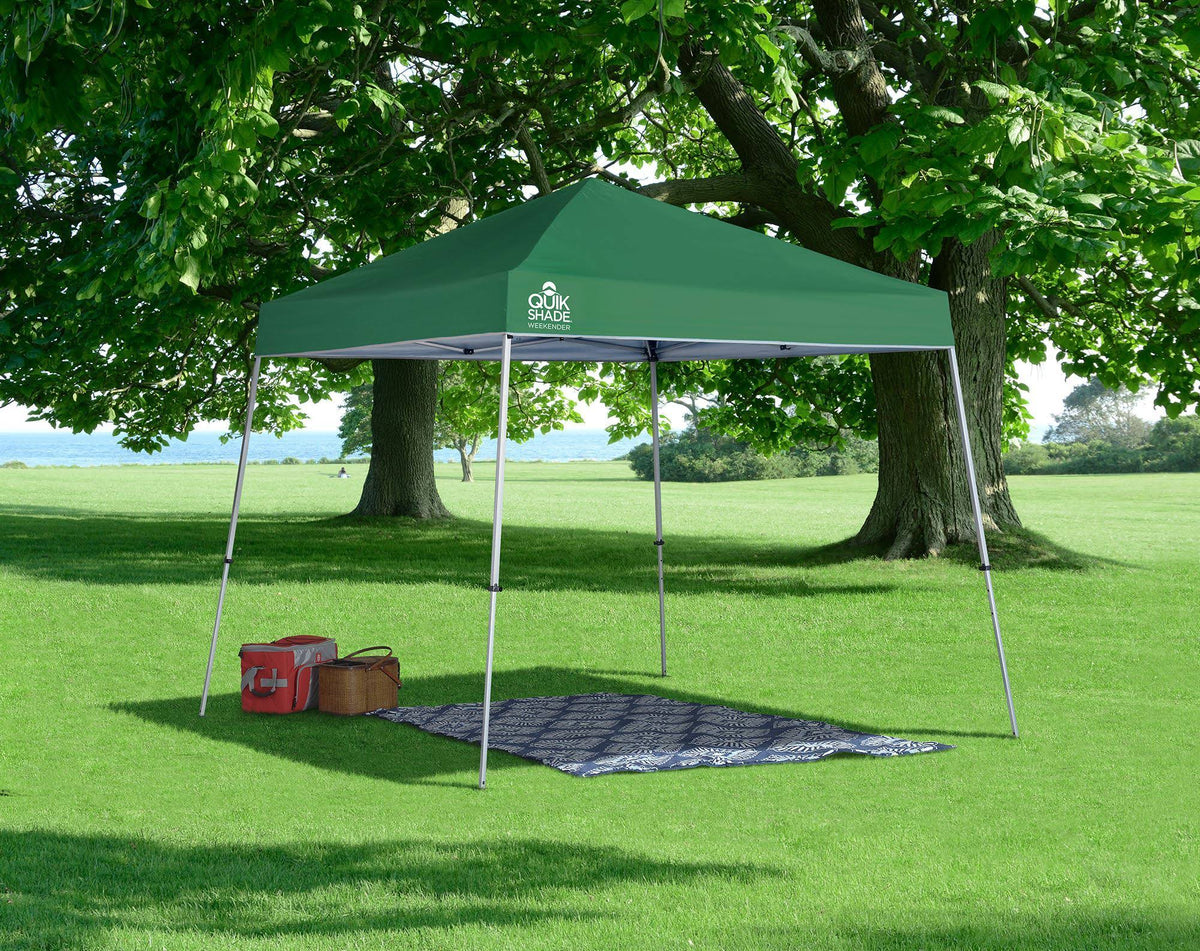 10x10 ft Slant Leg Canopy Green G306