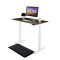 Ashwood/White Electric Height Adjustable Standing Desk O65415