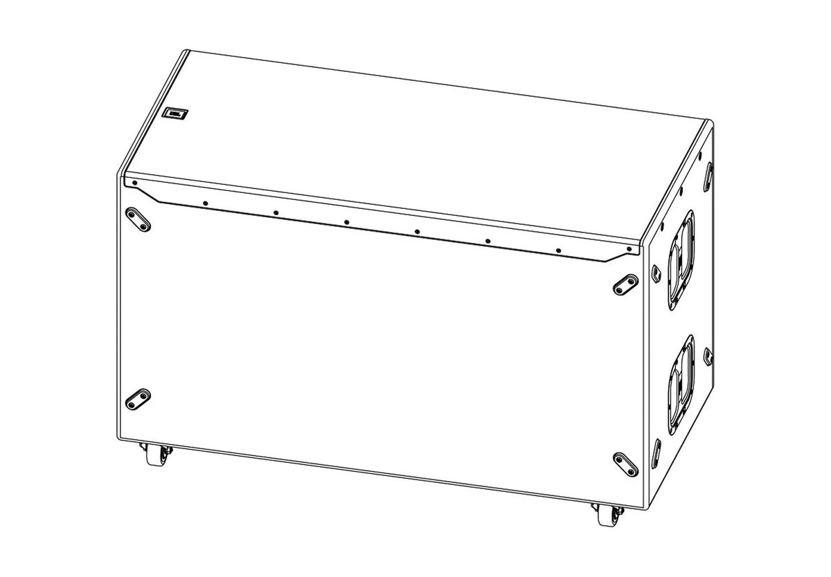 18" 1100 Watt Powered Subwoofer G672