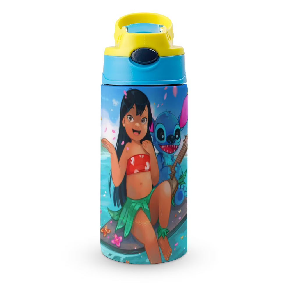Stainless Steel Vacuum Insulated Water Bottle With Straw A581