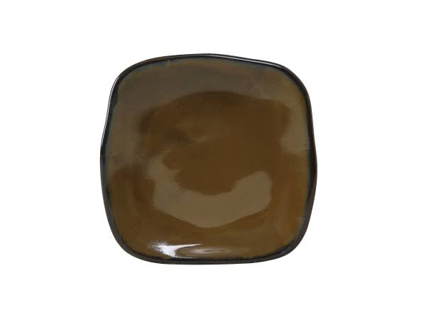 11 in. Vitrified China Square Plate C473
