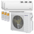 36,000 BTU 3 Zone Ductless Air Conditioner and Heat Pump V7054