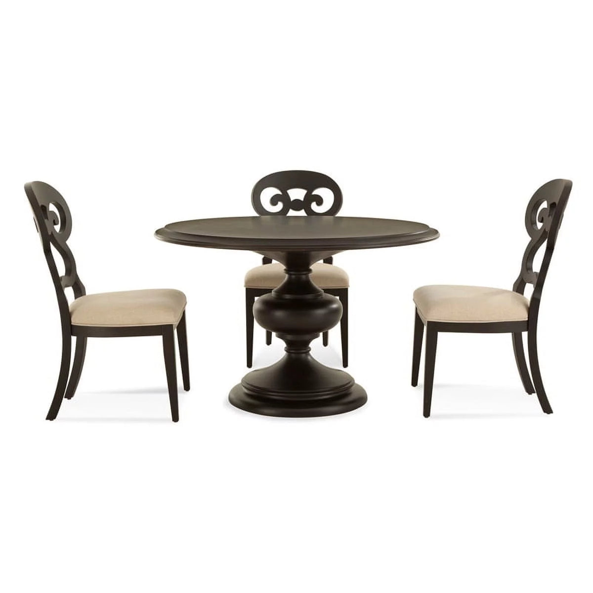 5-Piece Dining Table and 4 Side Chairs in Espresso S94691