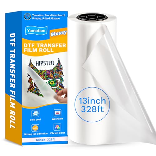8.5" x 11" 50 Sheets Glossy Clear Cold Peel DTF Transfer Film V640371