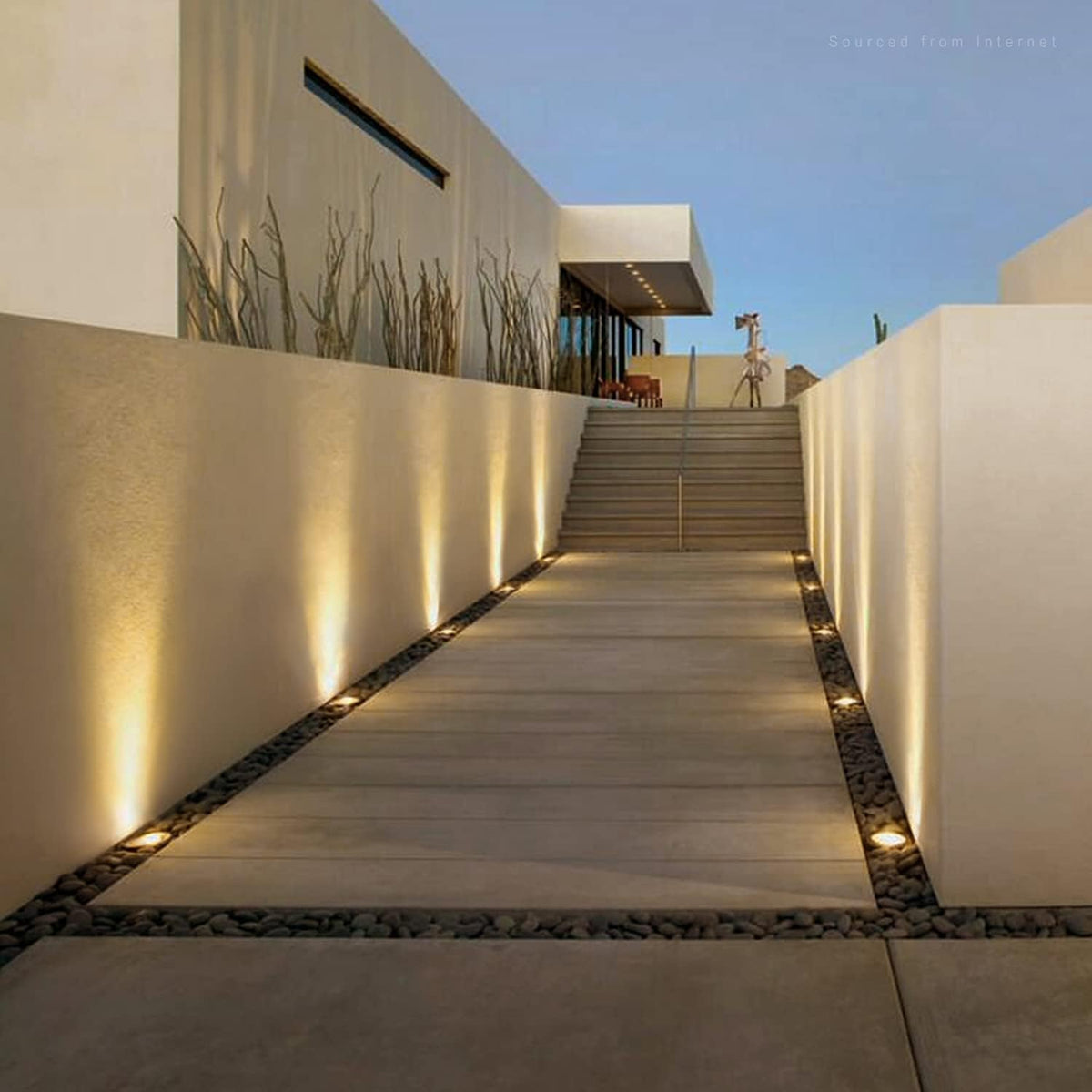 12-Pack 7W LED In-Ground Low Voltage Landscape Lights R61057