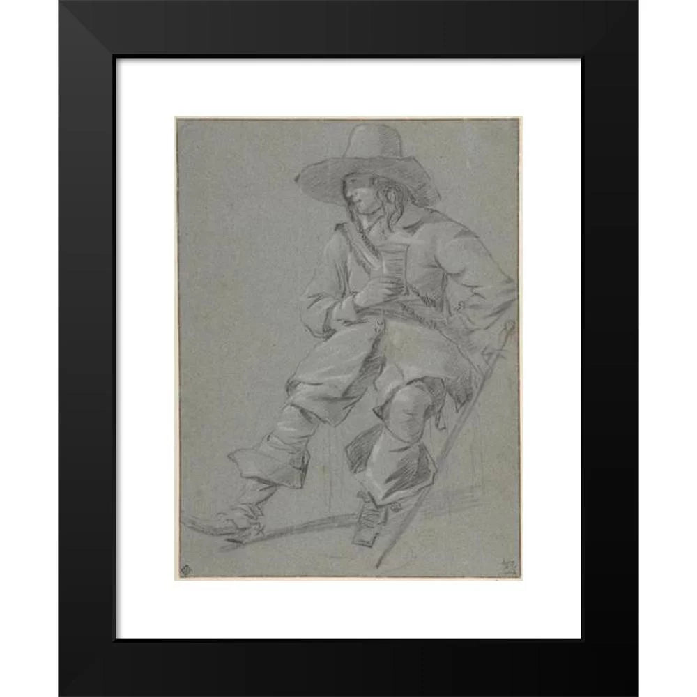 Black Modern Framed Art Print O41905