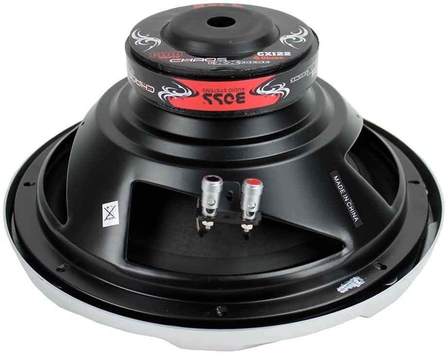 12 1400W Car Audio Subwoofer & 1500W Mono Amplifier with 8 Gauge Wiring Kit & Single 12 Vented Subwoofer Enclosure Box V94253