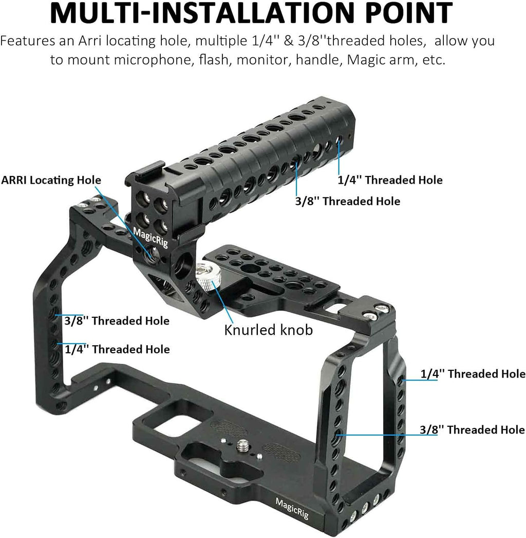 Camera Cage with Top Handle V5155