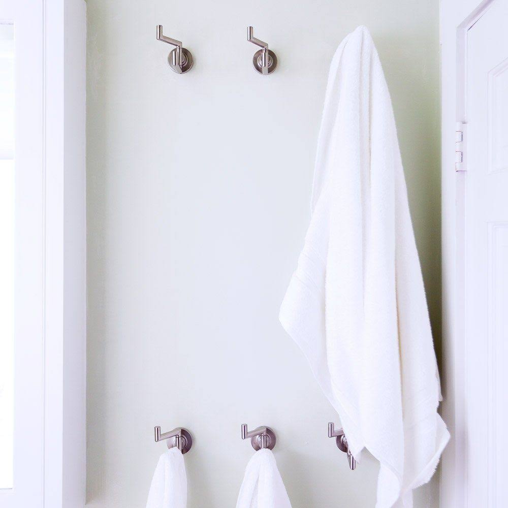 Brushed Nickel Double Robe Hook L8514