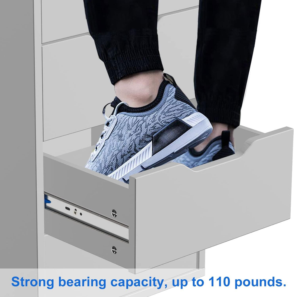 10 Pairs 20 Inch Soft Close Ball Bearing Drawer Slides M8420