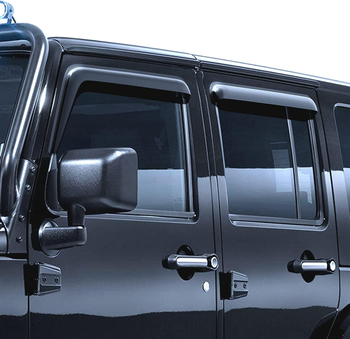 Dark Smoke Window Deflectors 4 pcs V55710