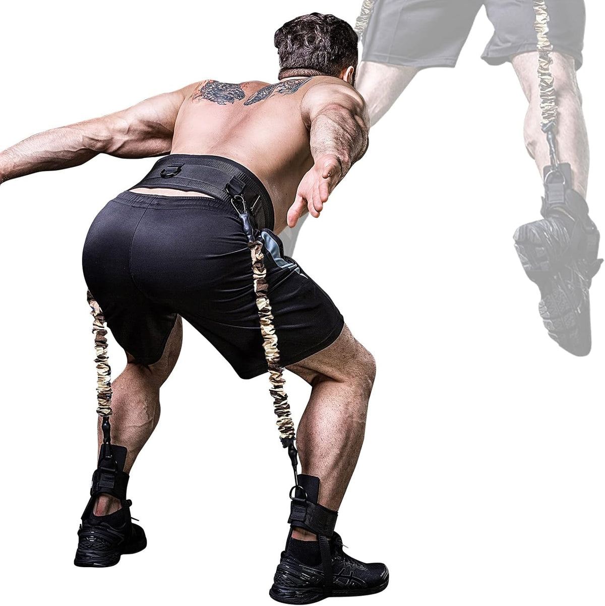 Vertical Jump Trainer Resistance Bands Set, Pack of 2 I32707