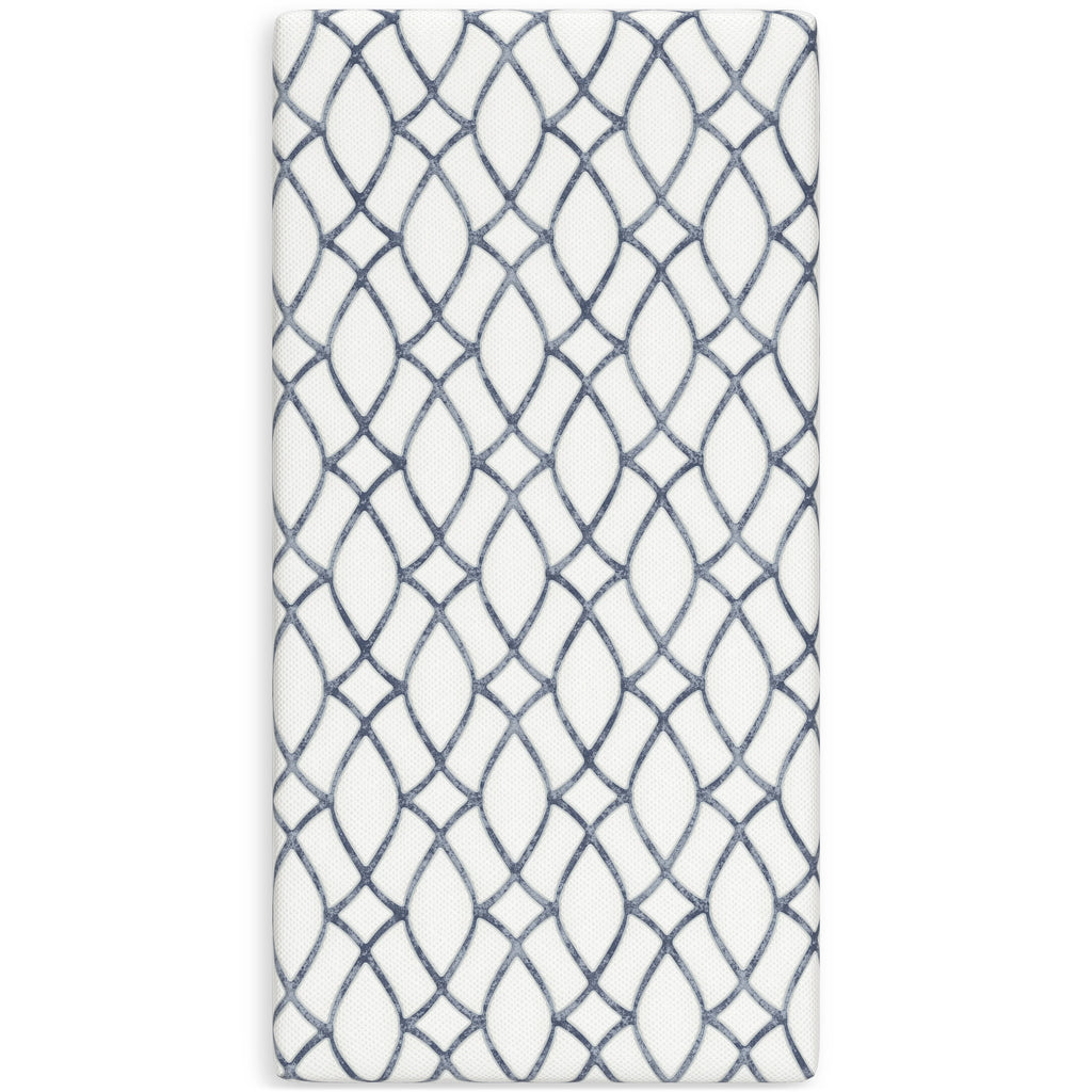 10 Inch Twin Mattress White/Blue Z596