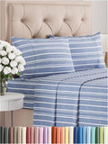 Queen Size 4 Piece Sheet Set White Deep Pockets K998