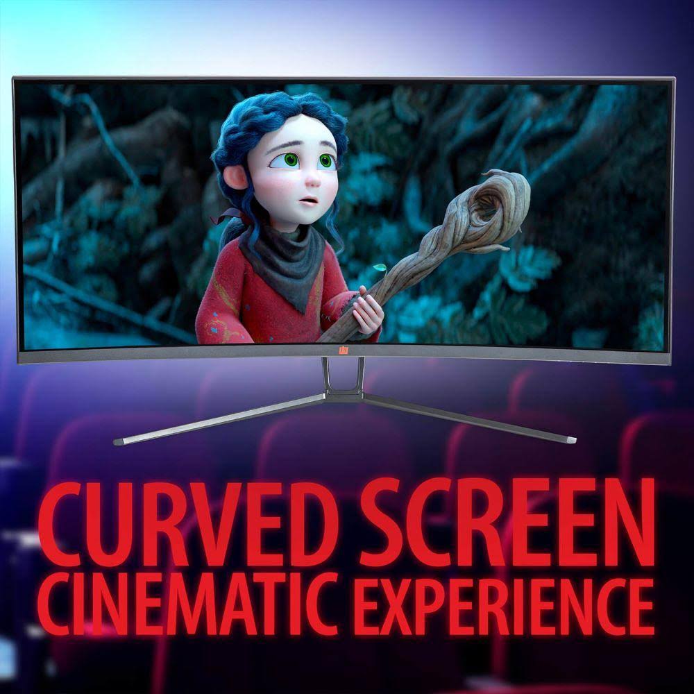 35x22 Curved UltraWide LED Gaming Monitor, 3440x1440 21:9 100Hz (2-Pack) C270698