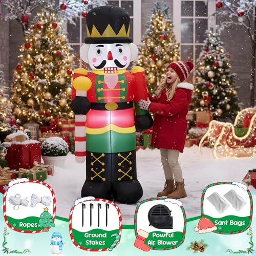 4 FT Christmas Snowman Inflatables with LED Lights W78918