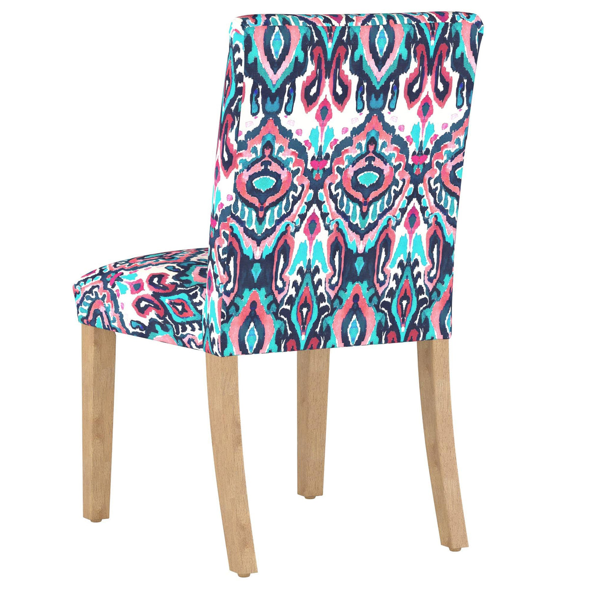 Dining Chair Printed Navy/Pink P7475