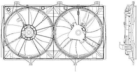 Engine Cooling Fan Shroud B25624