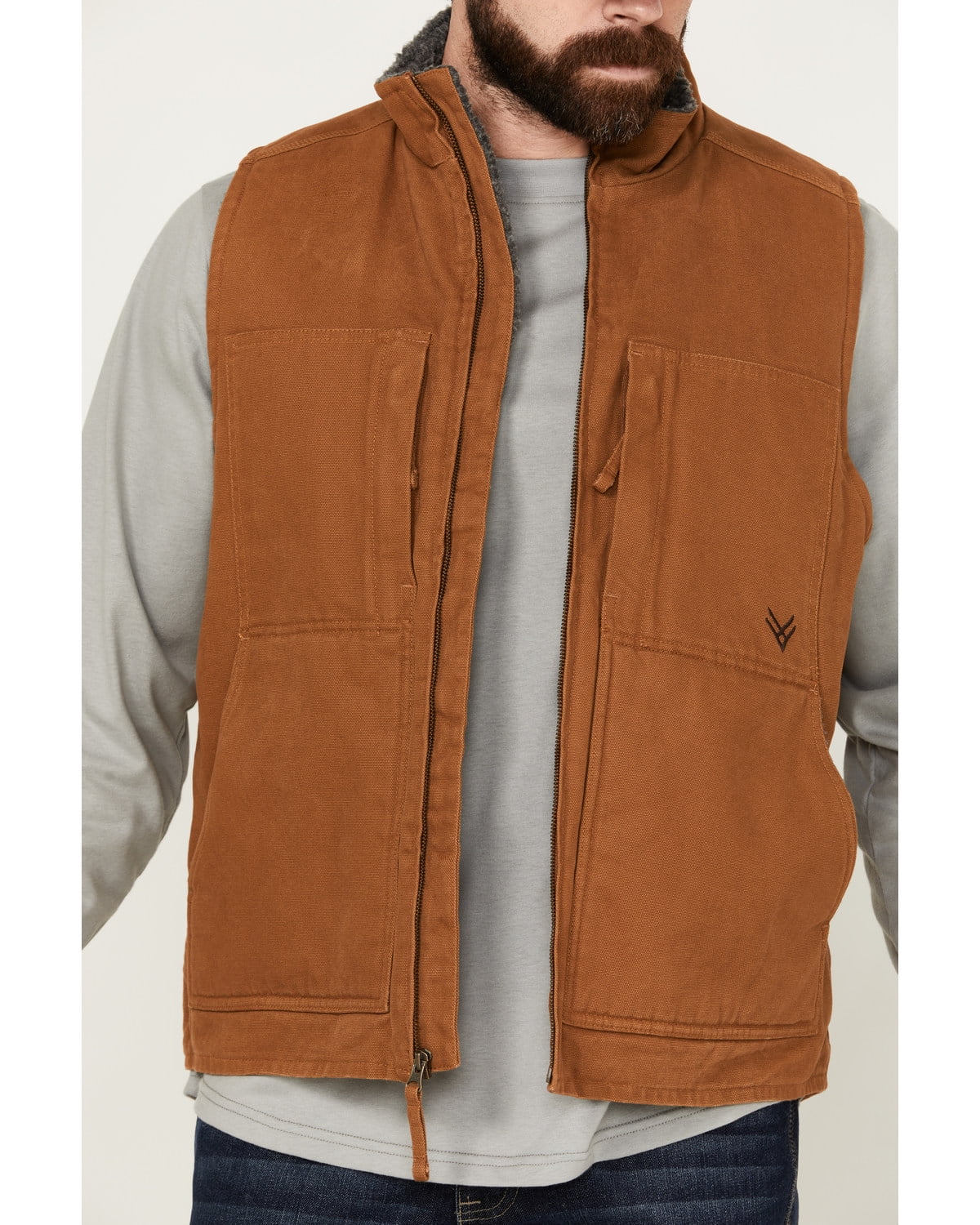 Rust Copper Large Duck Work Vest U862351