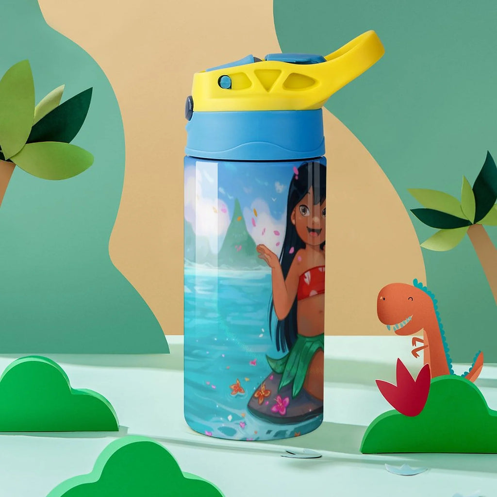 Stainless Steel Vacuum Insulated Water Bottle With Straw A581