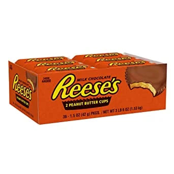 1.5 Ounce 36 Count Peanut Butter Cups Z1231