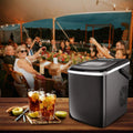 Portable Ice Maker 9 Cubes 26lbs 2 Ice Cube Sizes M2417