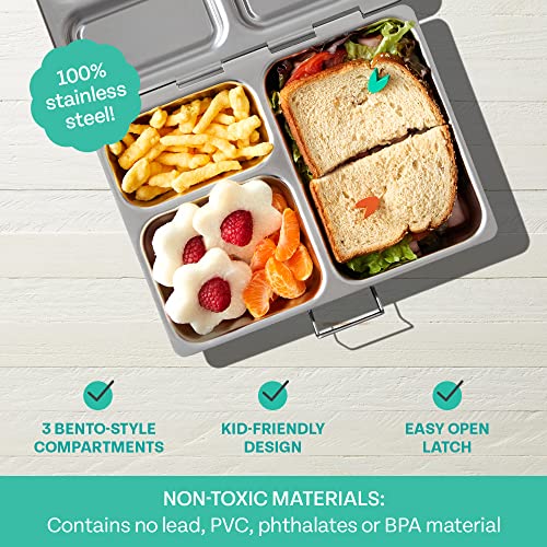 Stainless Steel Bento Lunch Box with 5 Compartments C99439