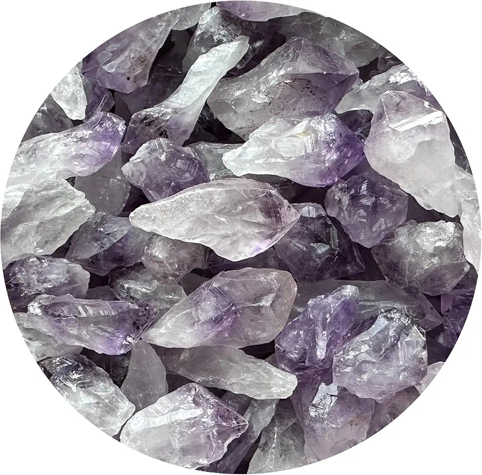 Natural Amethyst Points Healing Crystals 1 Pound Q23796