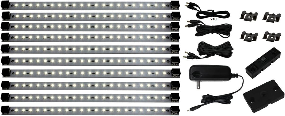 21 LED Under Cabinet Lighting Warm White D5004