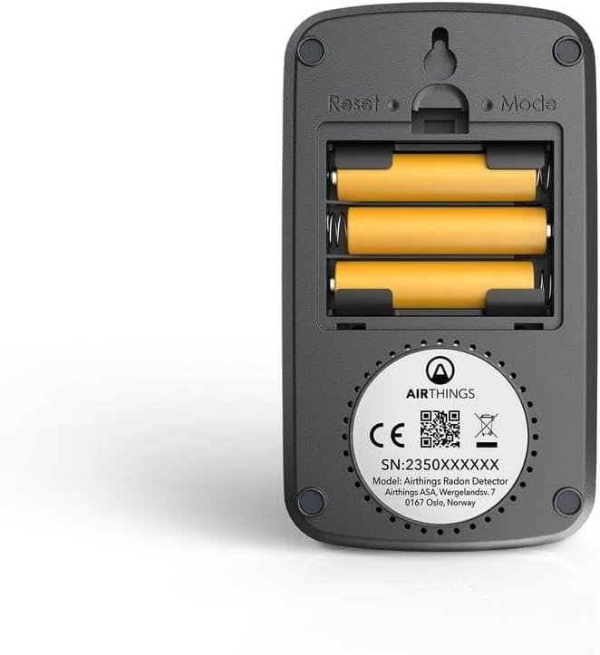 Portable Radon Detector, AAA Battery Operated L859341
