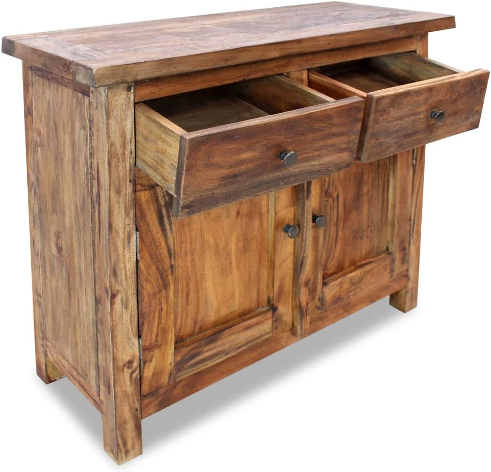 Solid Reclaimed Wood Storage Cabinet 29.5"x11.8"x25.6" N962