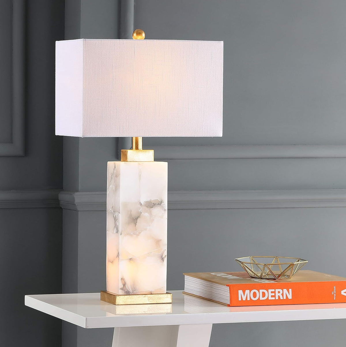 27.5 Alabaster LED Table Lamp G5948