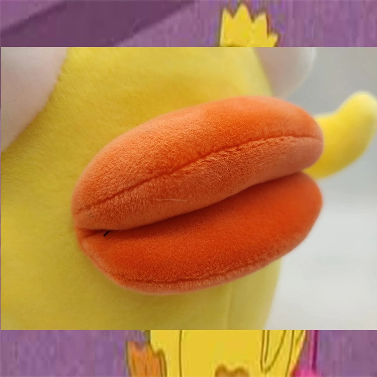 Peach Duck Plush Toy Doll T609