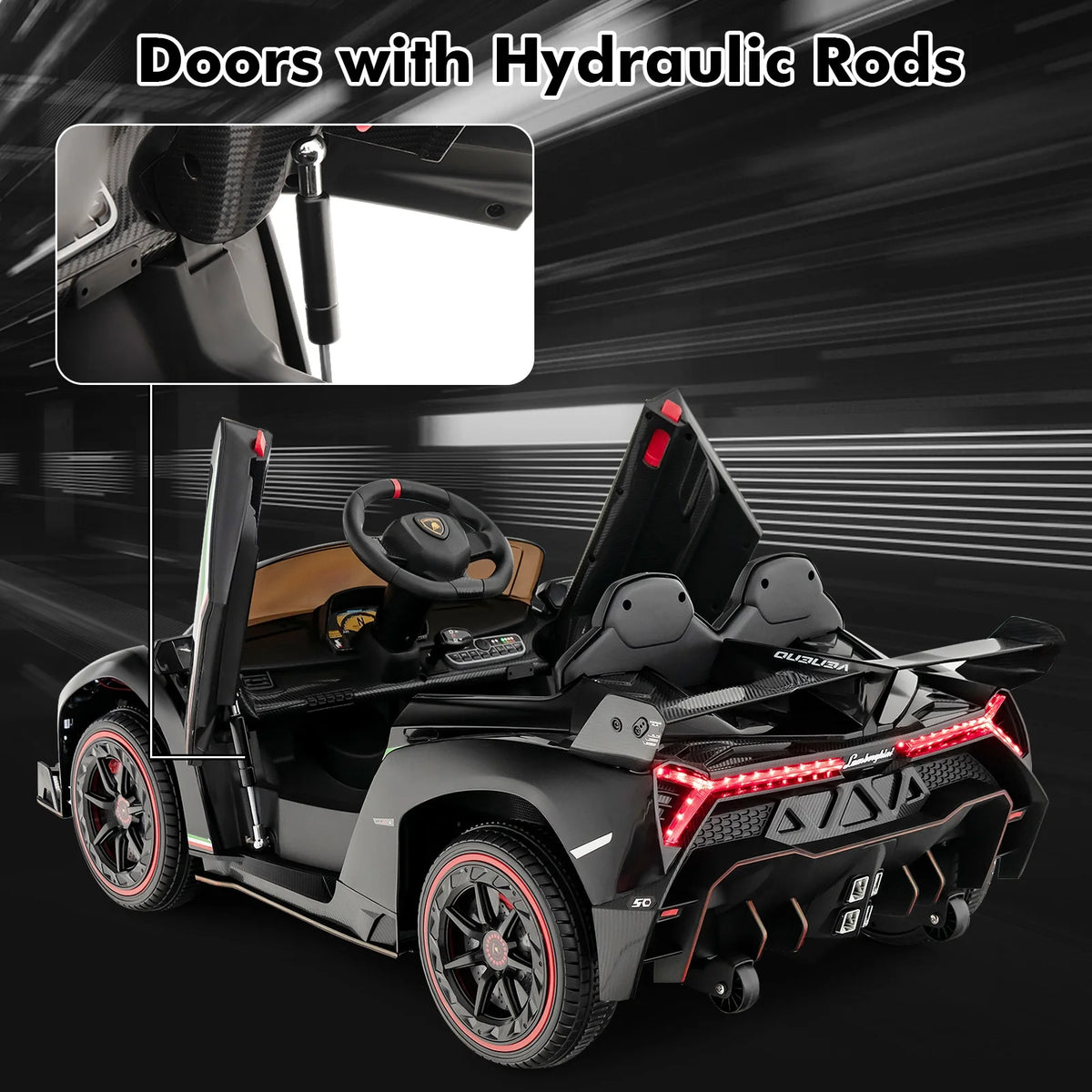 2 Seater Kids Ride on Car 12V 4WD Electric Vehicle G15337