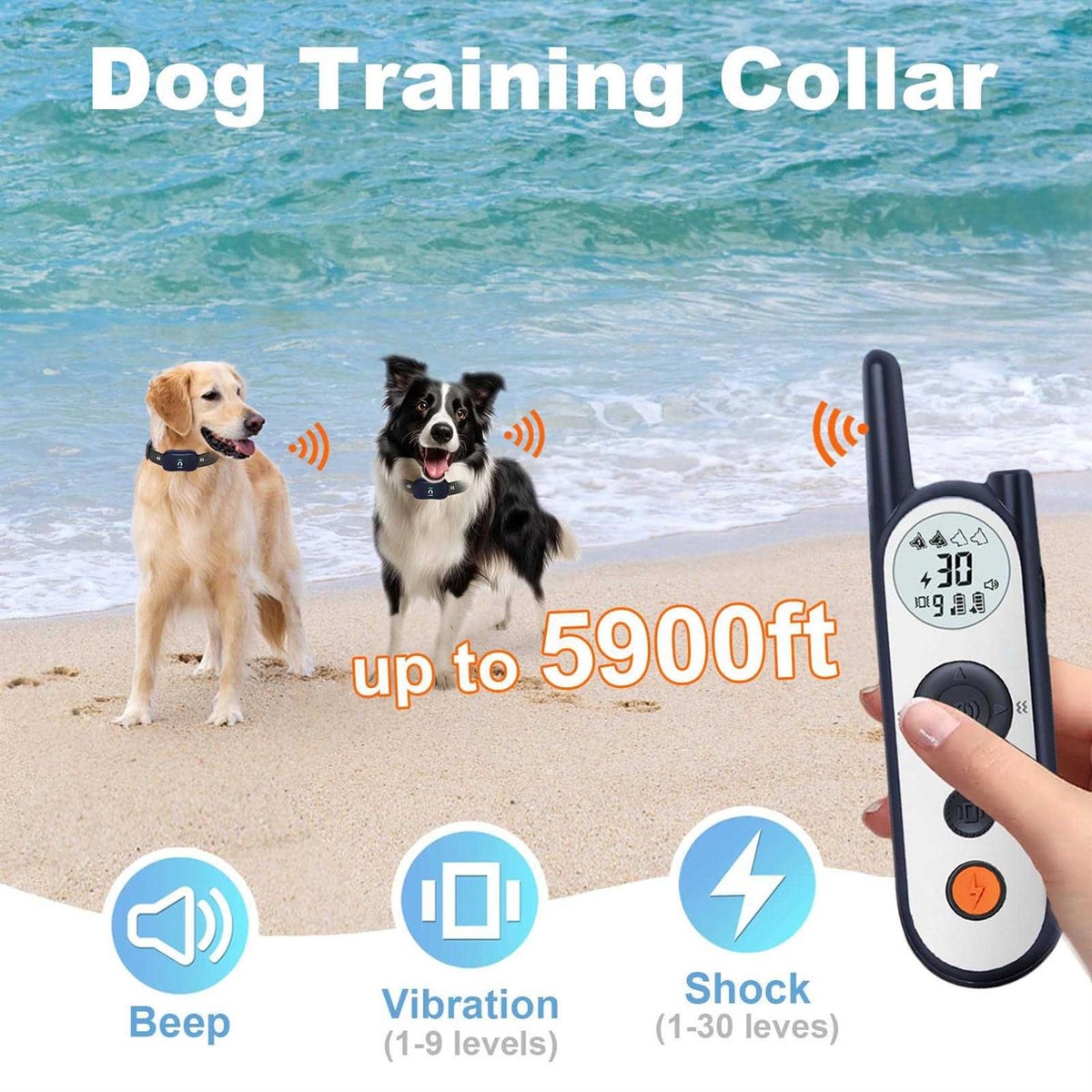 Wireless Dog Fence for 2 Dogs with Remote I153