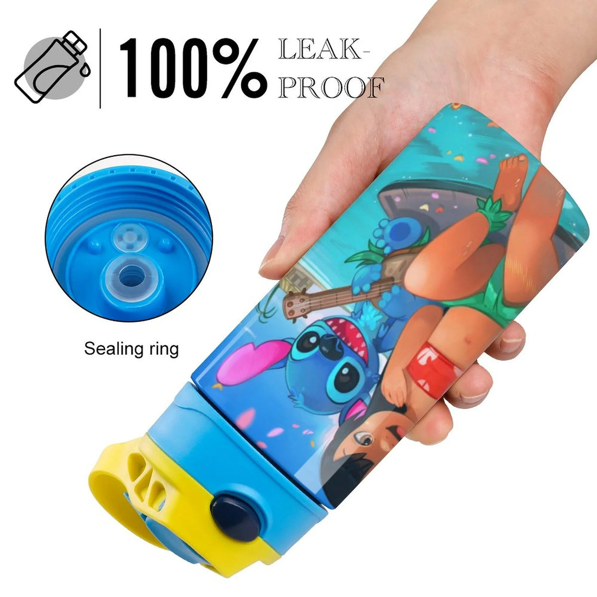 Stainless Steel Vacuum Insulated Water Bottle With Straw A581
