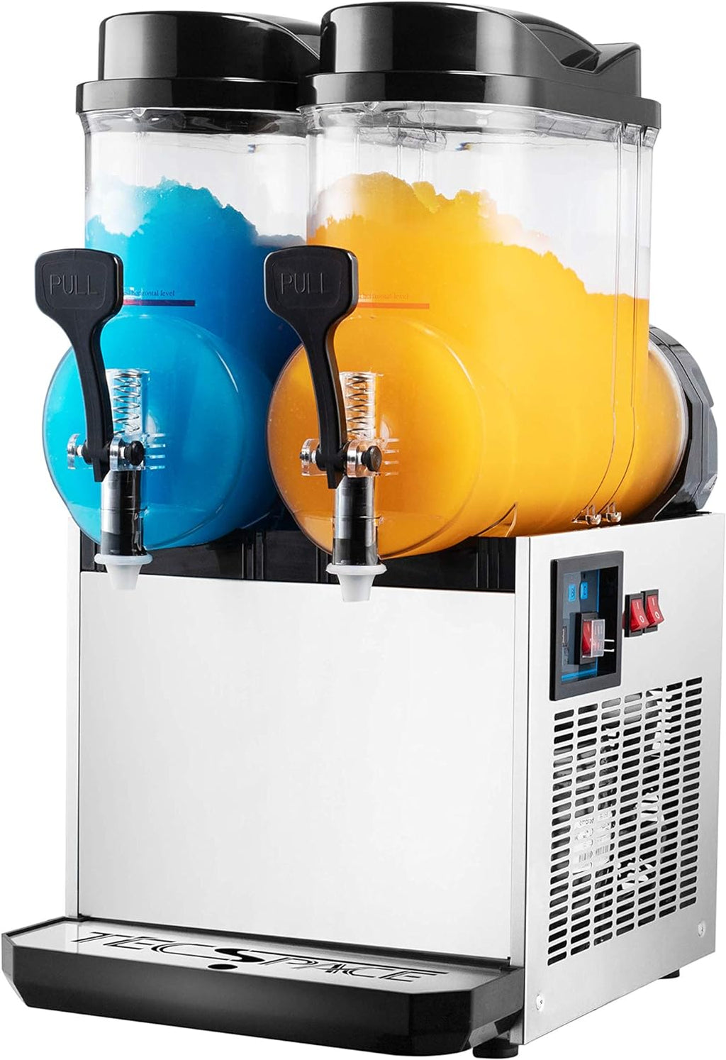 110V Commercial Slushy Machine, 15/30/45L Stainless Steel Frozen Drink Maker K156123