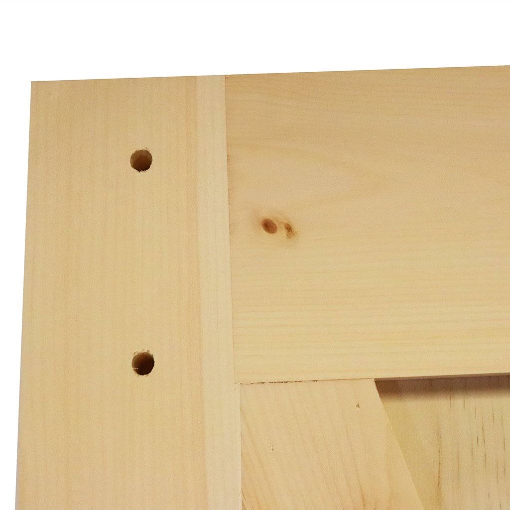 Solid Pine Unfinished Barn Door Slab Z86490