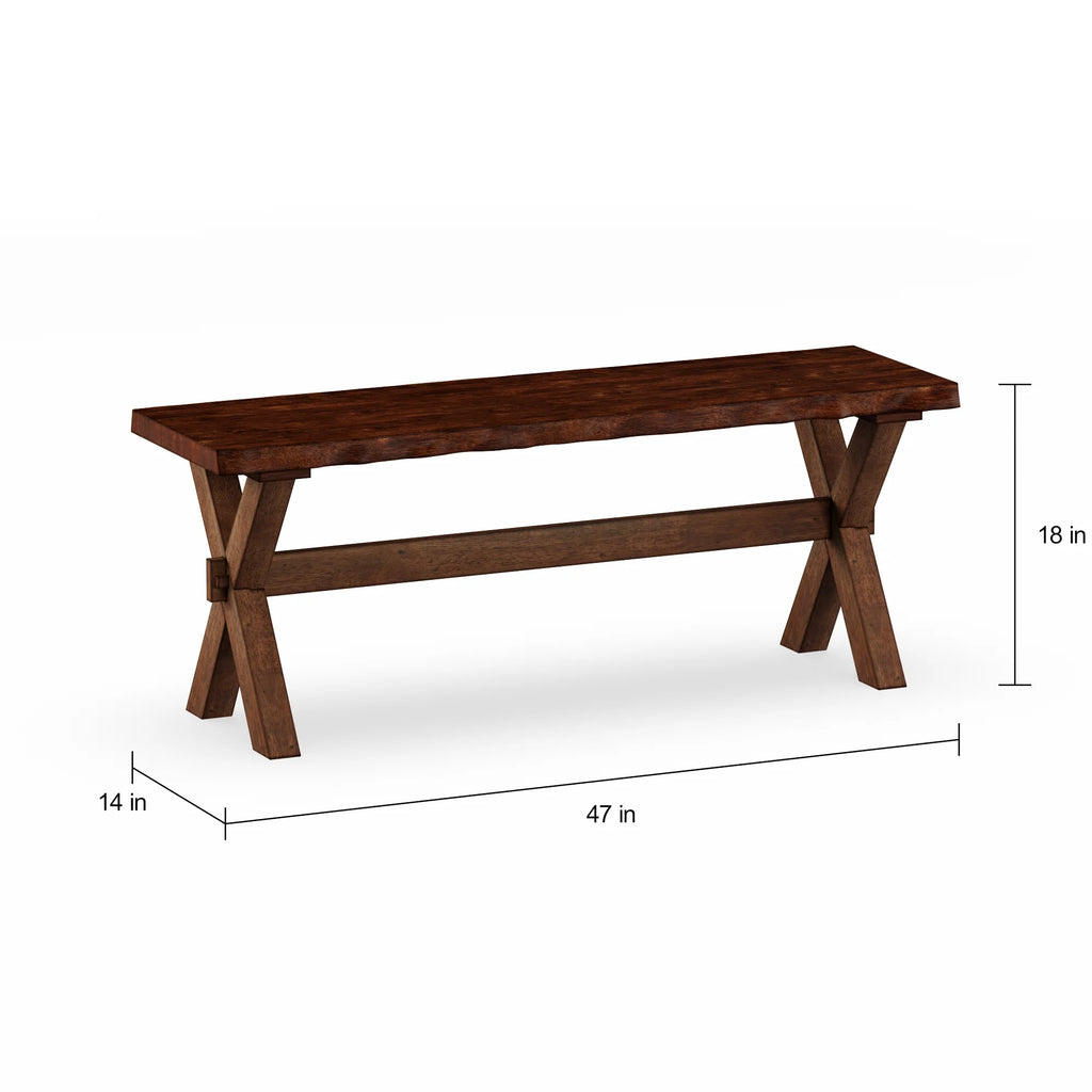 Live Edge Dining Bench M81676