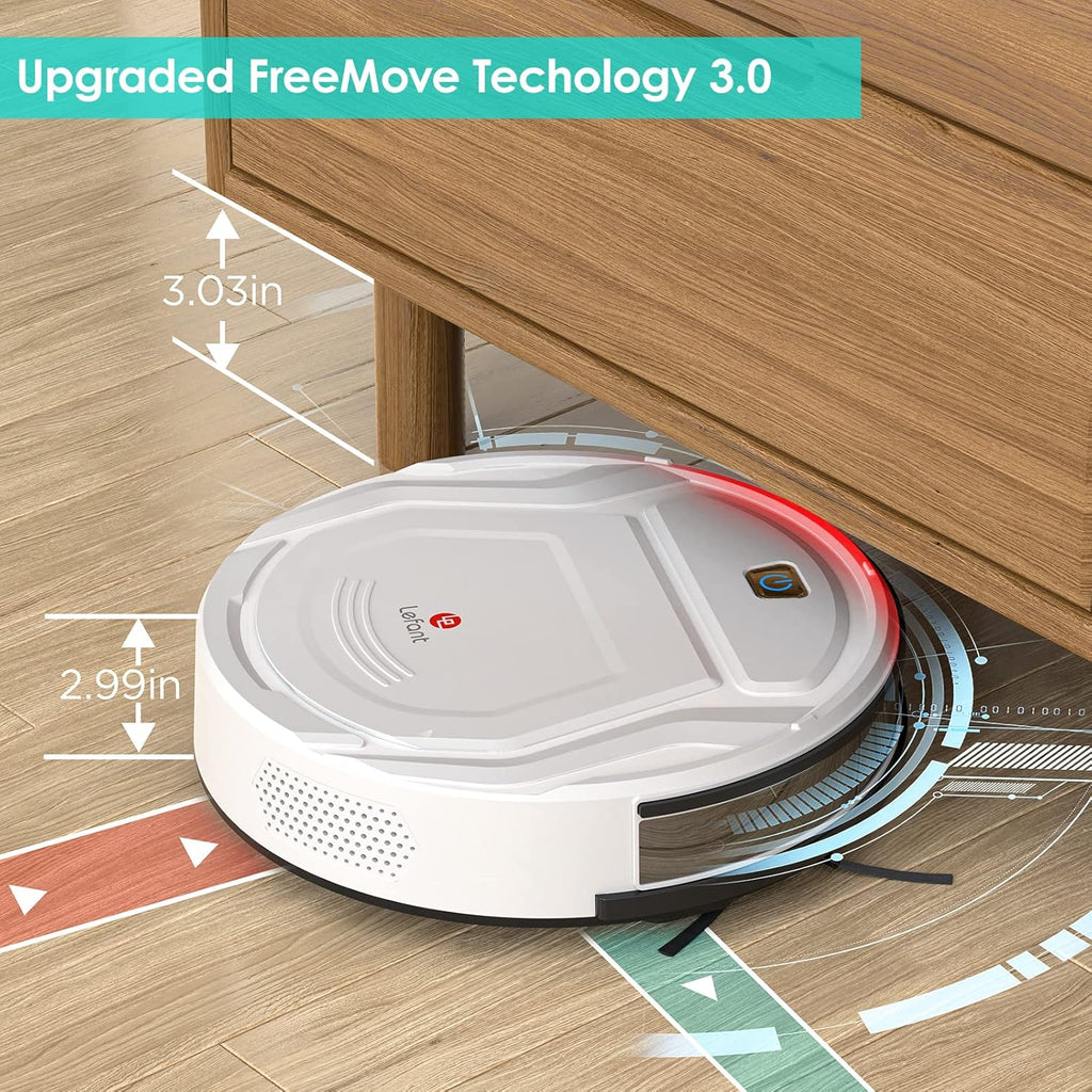 Robot Vacuum Cleaner, 1800Pa Strong Suction, Slim, Quiet, Self-Charging Q152602