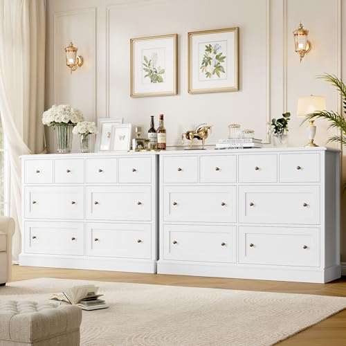 8 Drawer Walnut Wood Dresser R2332