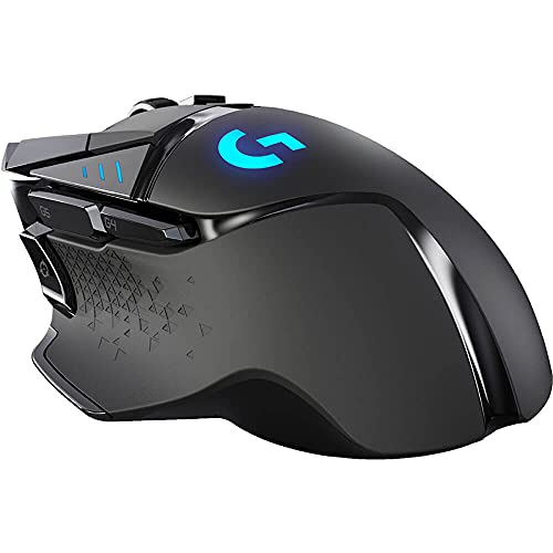 Black Wireless Gaming Mouse with Hero 25K Sensor A359567