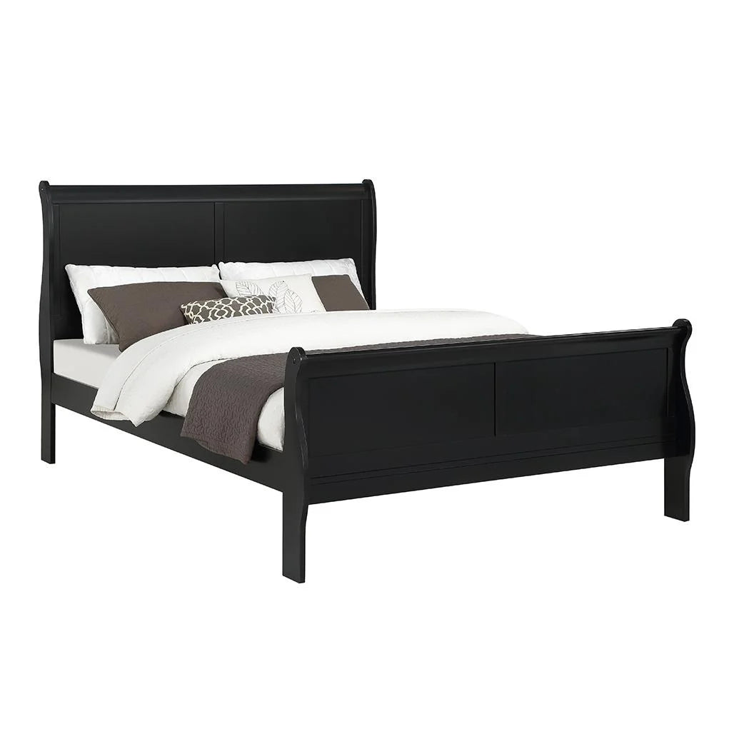 Black Queen 5pcs Bedroom Set A854319
