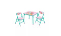 3-Pc. Table and Chair Set Metal X654