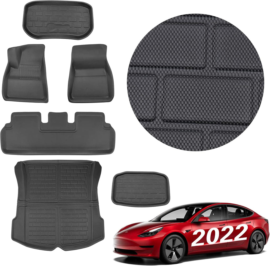 3D All-Weather Waterproof Floor Liners Set Z1099