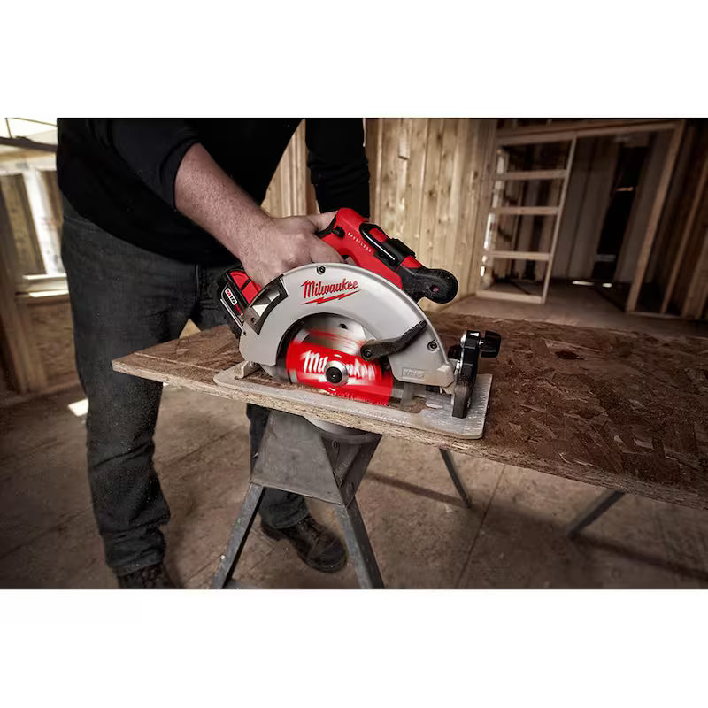 18V Brushless Cordless 7-1/4 in. Circular Saw with Battery A94908