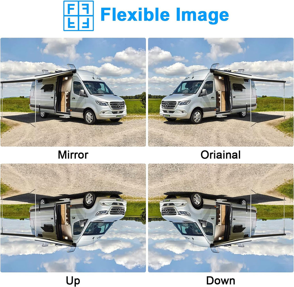 HD 1080P Wireless Backup Camera with 5 Inch Split Screen T608